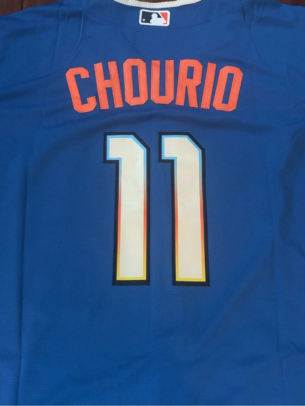 Jackson Chourio Adult Brewers City Connect Jersey Size XXL